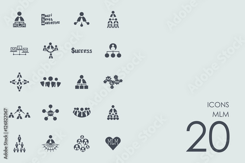 Set of MLM icons