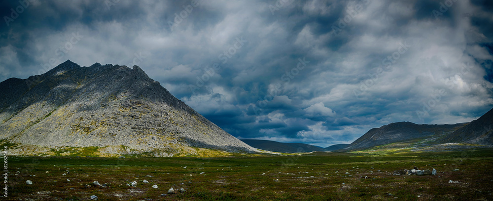 Ural mountain ridge
