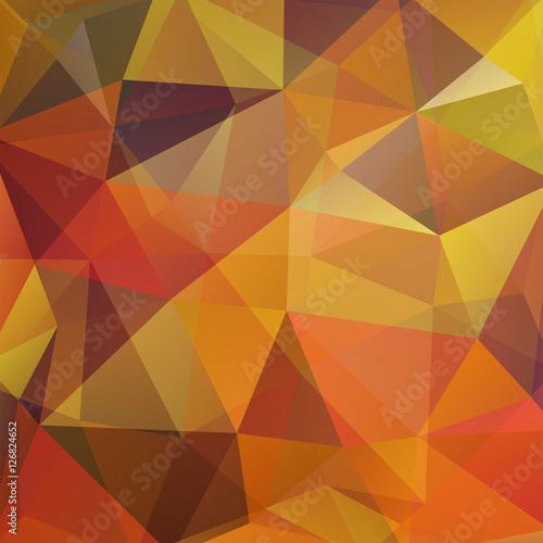 Polygonal vector background. Can be used in cover design, book design, website background. Vector illustration. Beige, brown colors
