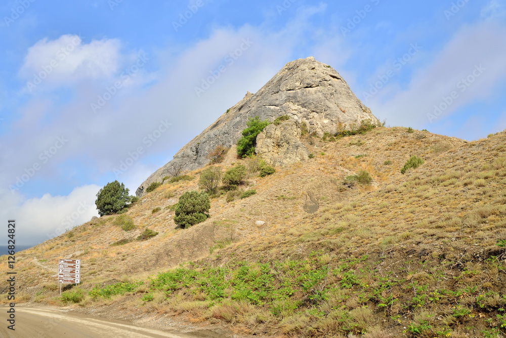 Stone rock in Sudak