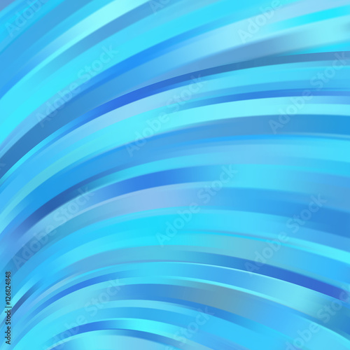 smooth light lines background. Blue color. Vector illustration.