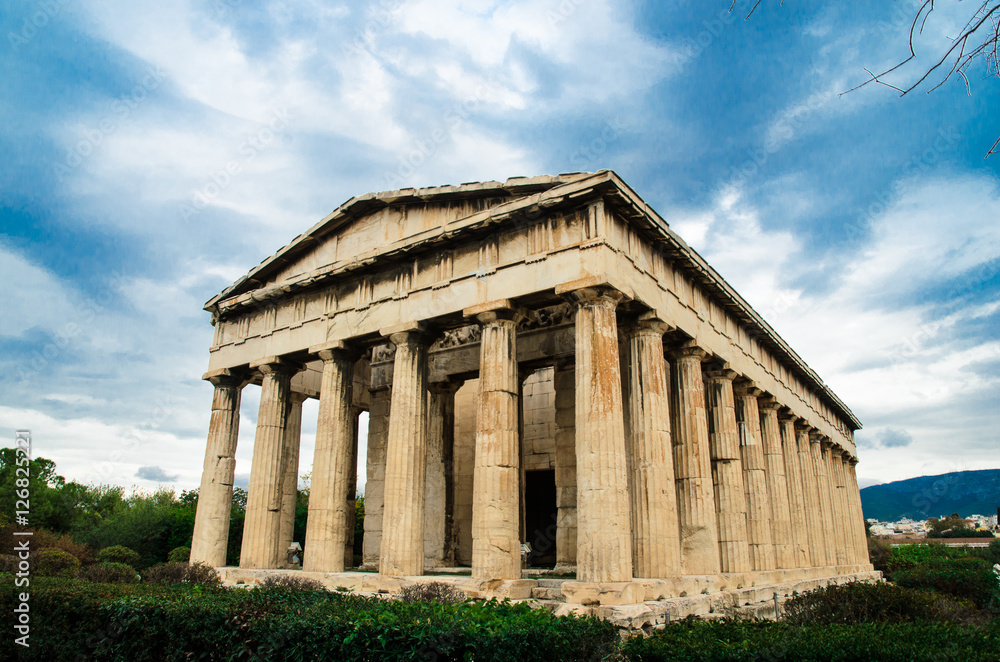 Hephaestus Temple in Agora, Athens, Greece
