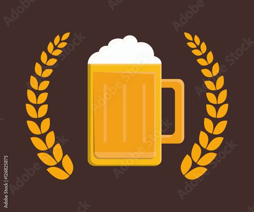 delicious cold beer icon vector illustration graphic design
