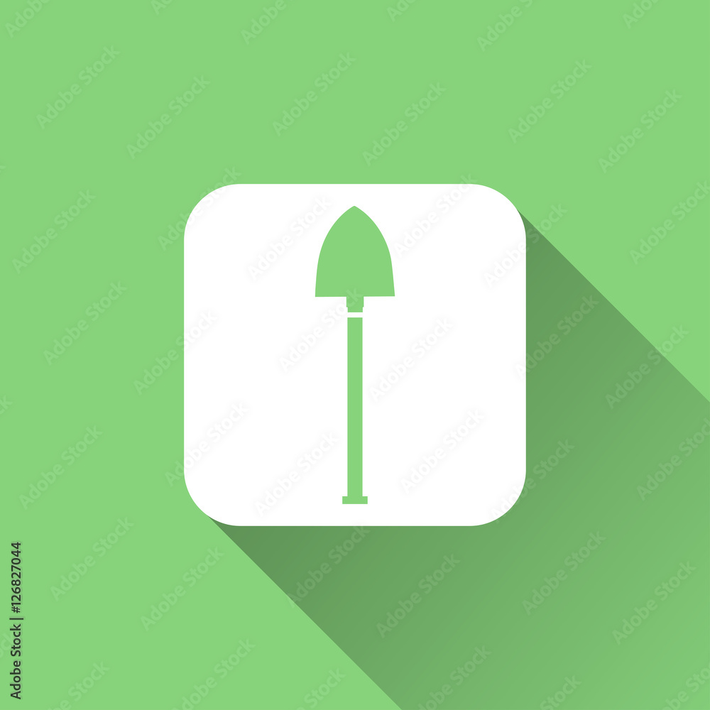 trowel icon. flat style trowel icon. flat style