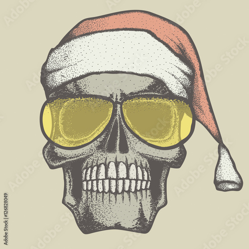 Vector skull illustration