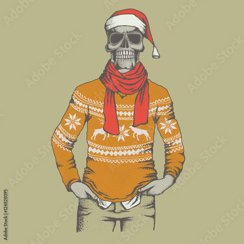 Vector skull illustration