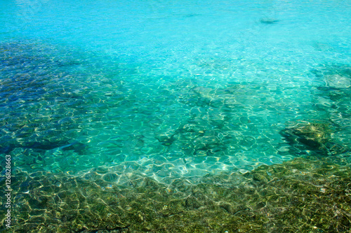 Crystal clear sea water at Racha Island, Phuket, Thailand.