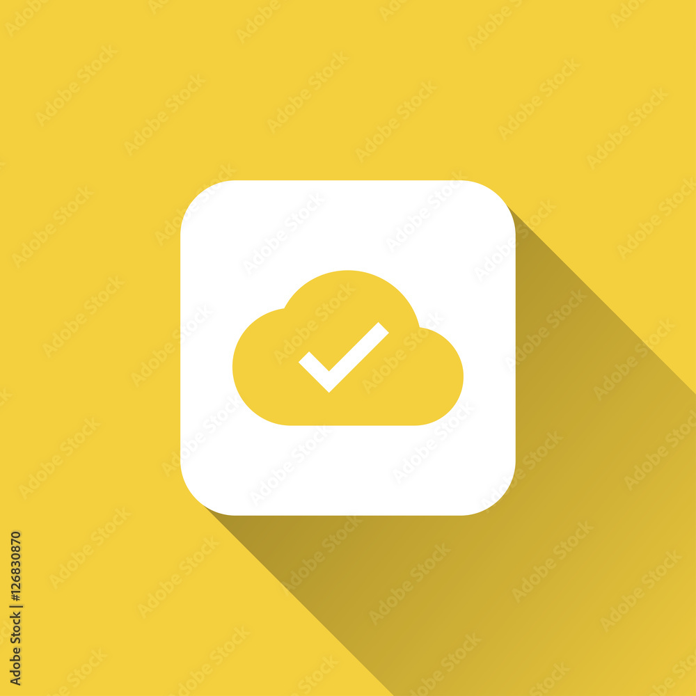 done icon. flat style done icon. flat style