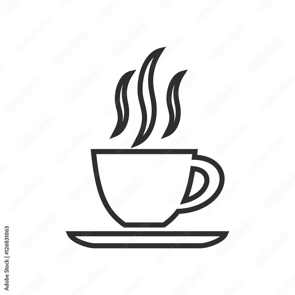 Coffee cup - vector icon. Coffee cup - vector icon.