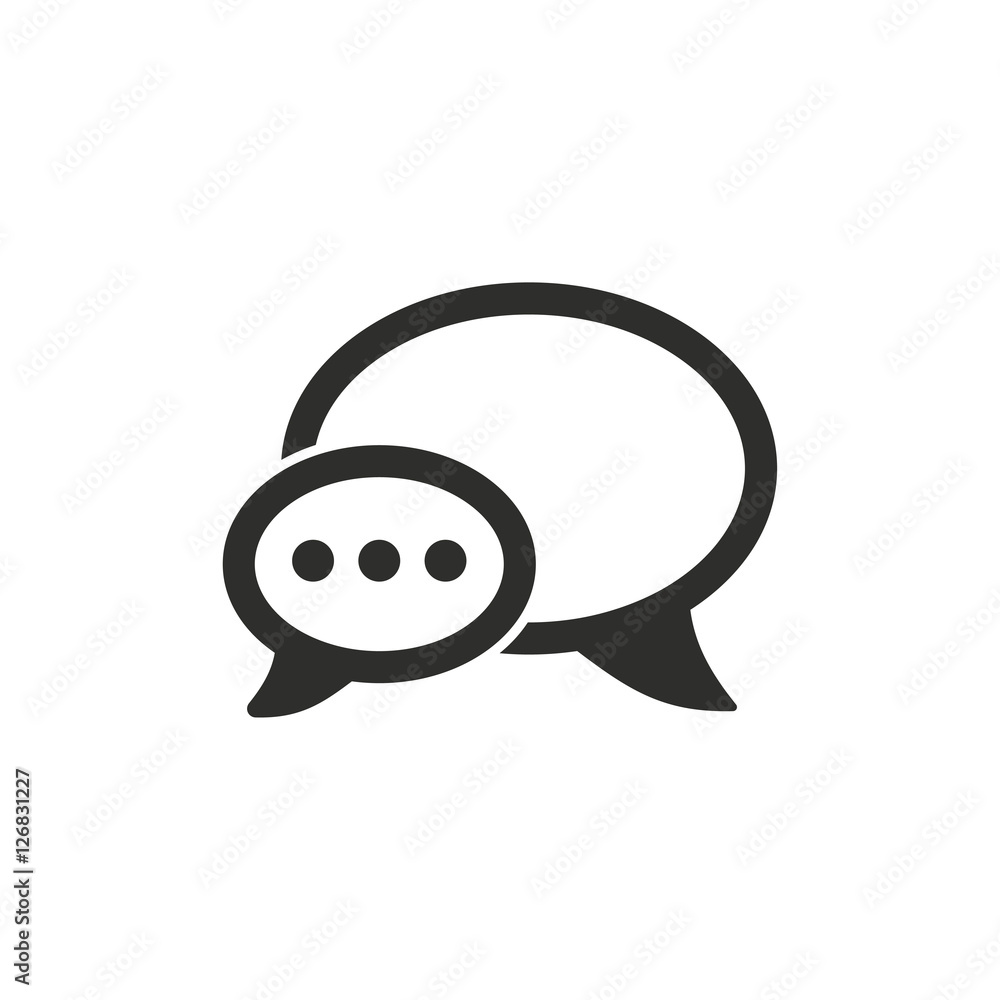 Chatting - vector icon. Chatting - vector icon.