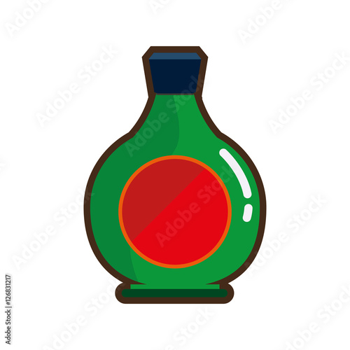 liquor drink bottle icon vector illustration graphic design