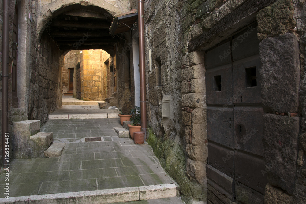Fototapeta premium Pitigliano, Grosseto, Toscana, Italia