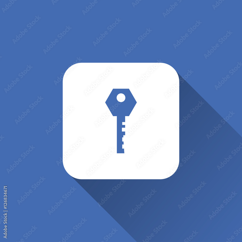 key icon. flat style key icon. flat style