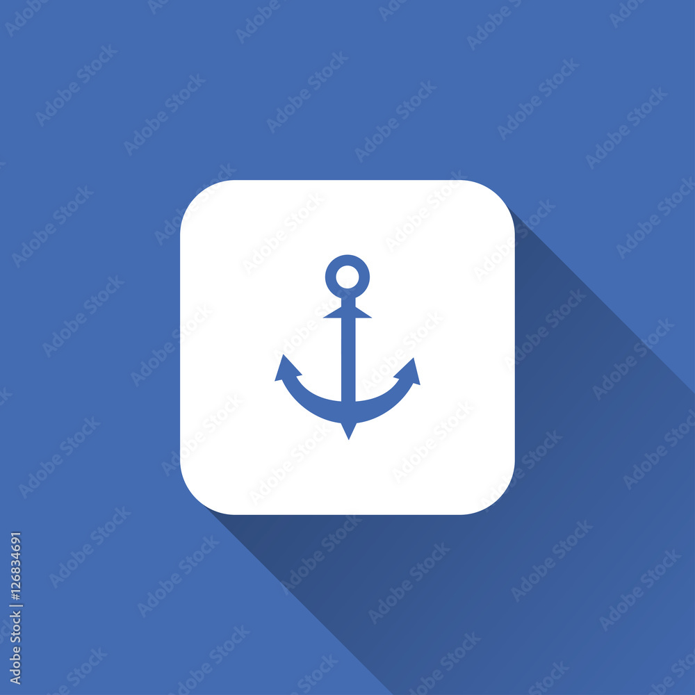 anchor icon. flat style anchor icon. flat style