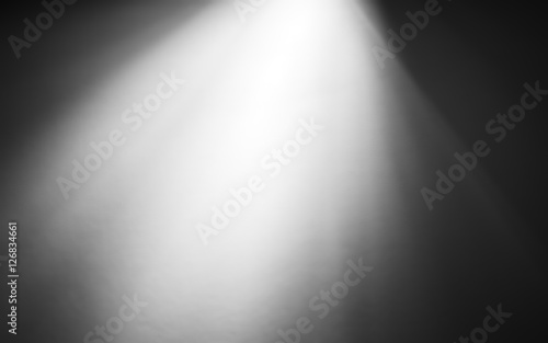 Top black and white ray of light bokeh background