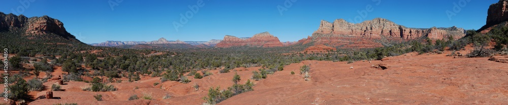 Red rocks panoramic view near Sedona, Arizona Red rocks panoramic view near Sedona, Arizona