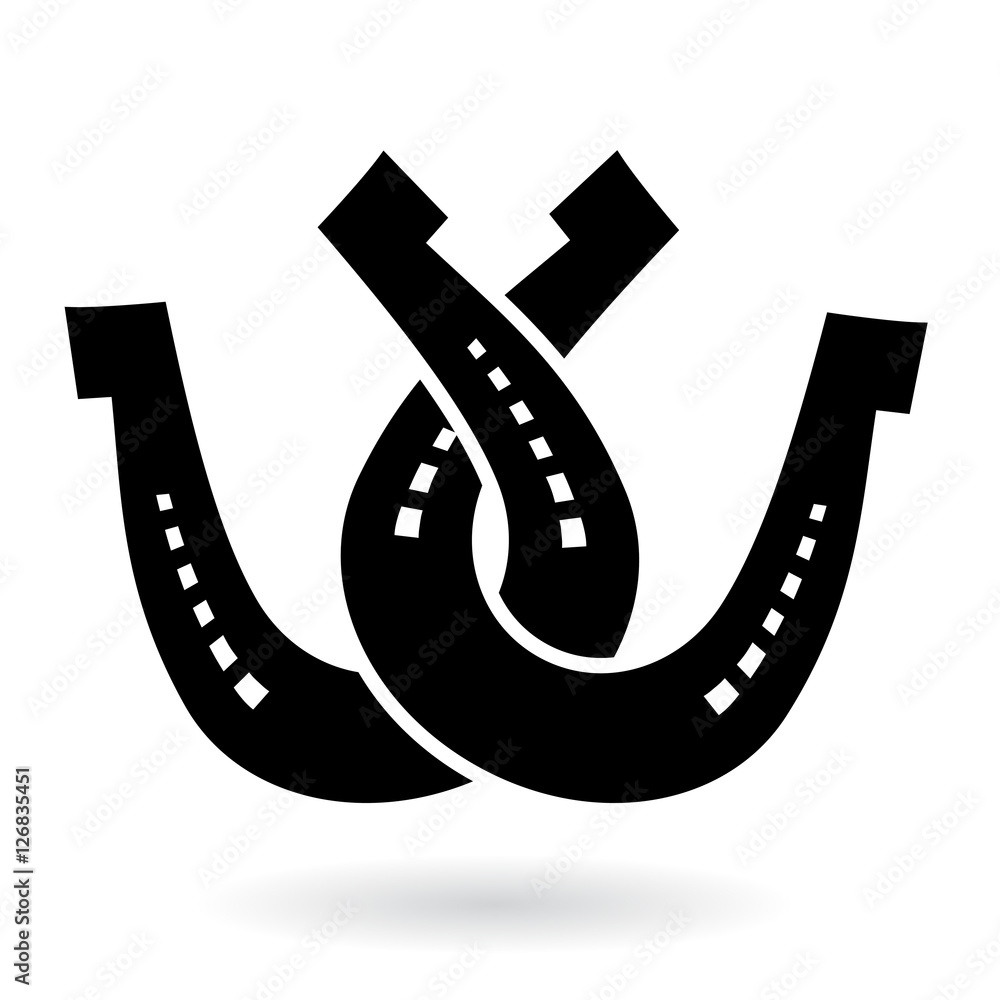 Fototapeta premium Horse Shoe Cartoon