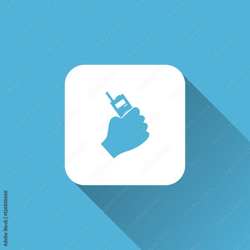 mobile phone icon. flat style mobile phone icon. flat style