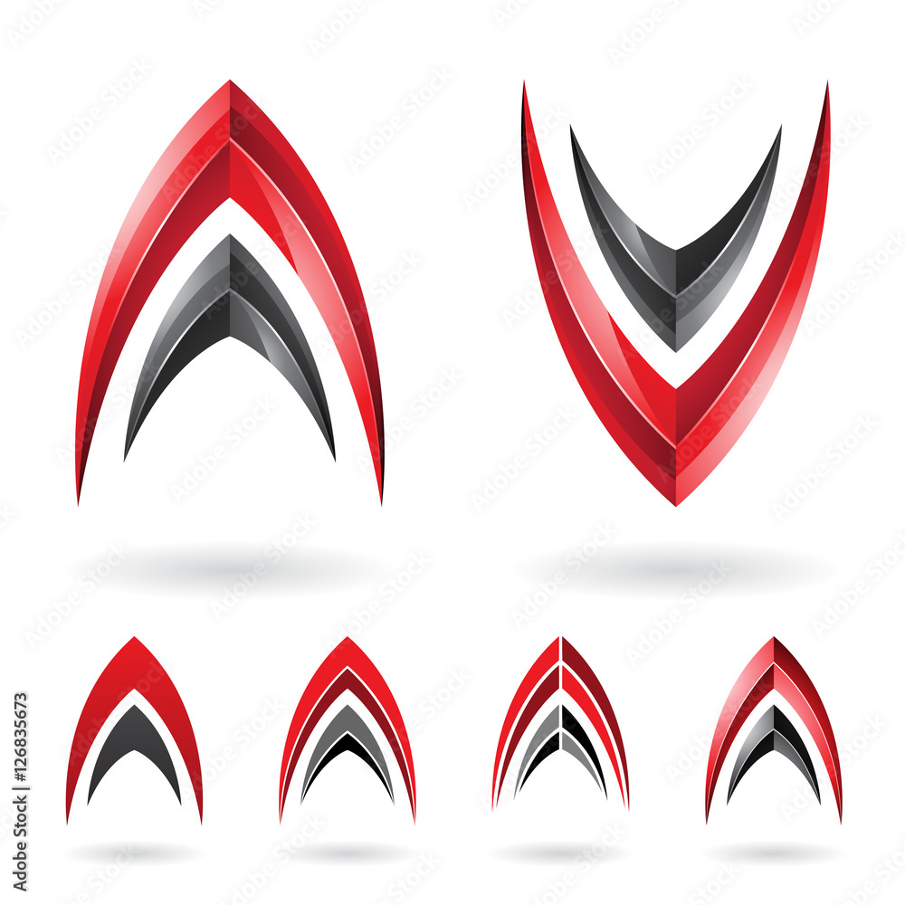 Abstract Symbol of Letter A Abstract Symbol of Letter A