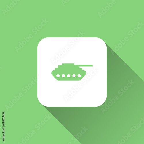 tank icon. flat style
