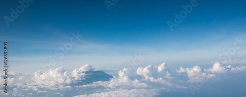 Aerial sky and clouds background © khlongwangchao