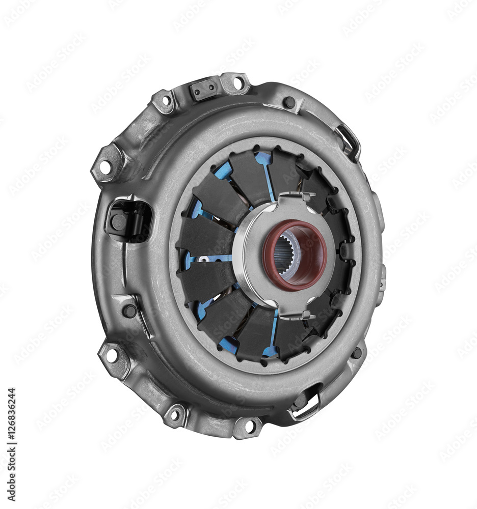 Disc and clutch basket with release bearing Disc and clutch basket with release bearing