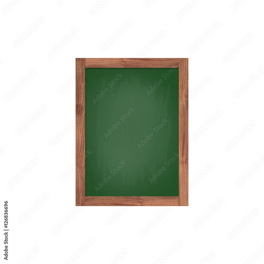 Green blackboard isolated on white background. Green blackboard isolated on white background.