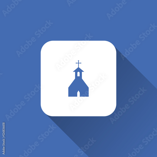 church icon. flat style