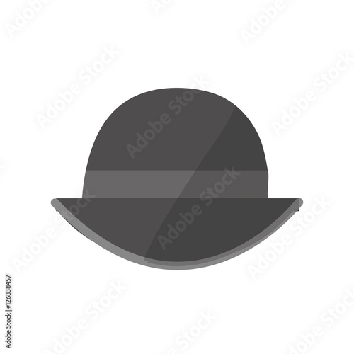 Classic gentleman hat icon vector illustration graphic design