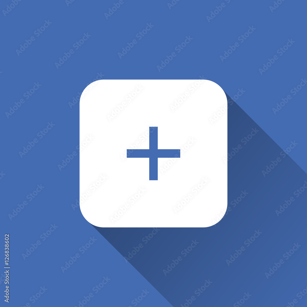 Obraz premium add icon. flat style