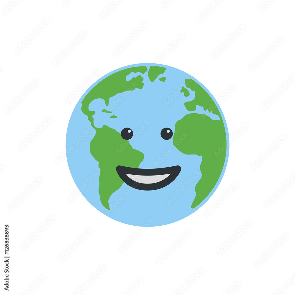 Earth globes isolated on white background Earth globes isolated on white background