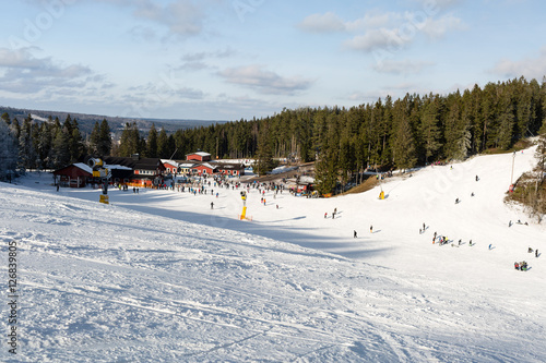 Small ski resort in Sweden