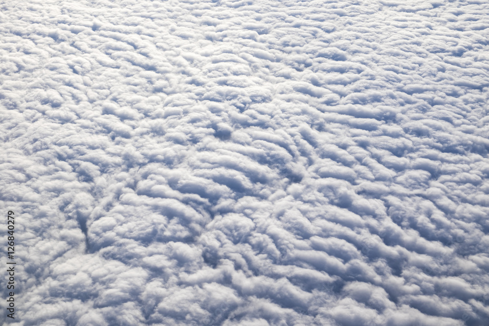 Obraz premium Beautiful cloud from airplane view