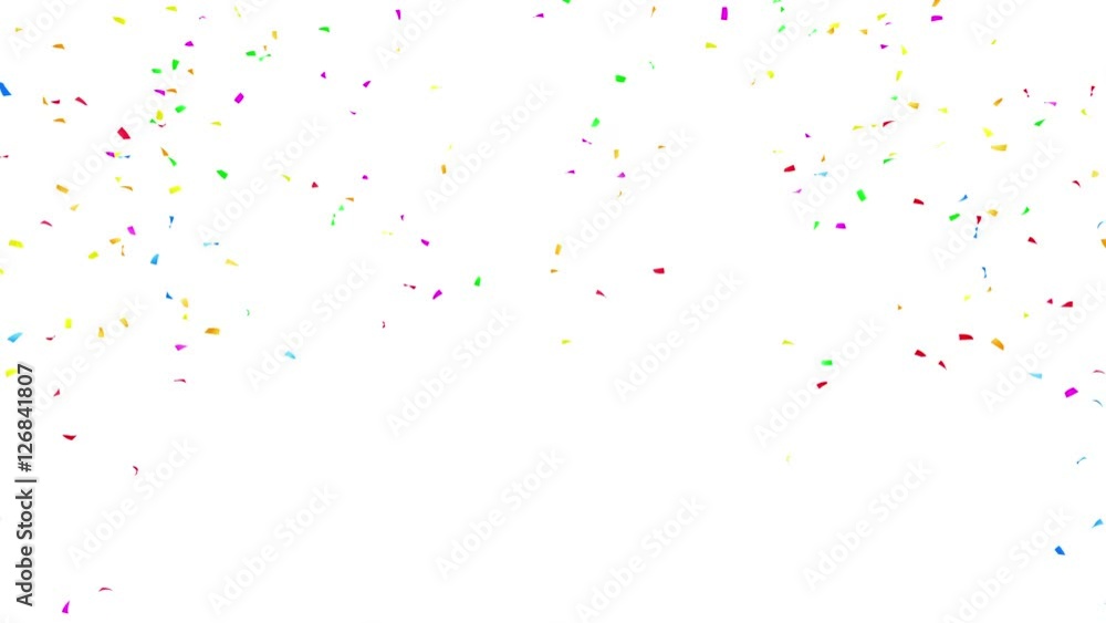 Colorful confetti particles Colorful confetti particles