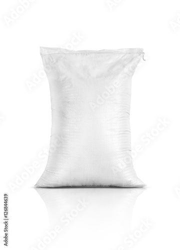 rice sack, agriculture product isolated on white background