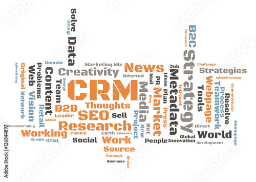 CRM word cloud