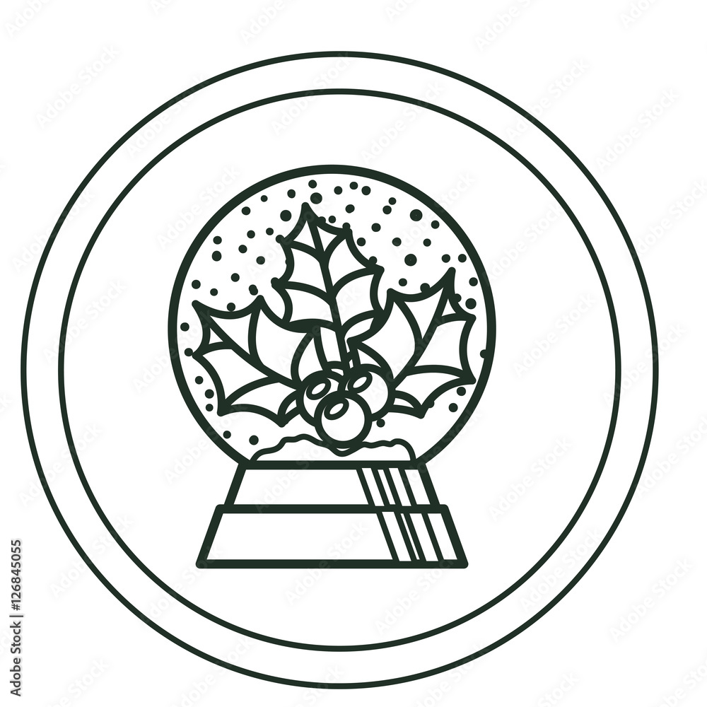 Berry and leaves icon. Christmas season decoration and celebration theme. Isolated design. Vector illustration Berry and leaves icon. Christmas season decoration and celebration theme. Isolated design. Vector illustration