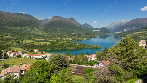 Barrea (L'Aquila, Italy) - Landscape of Barrea lake