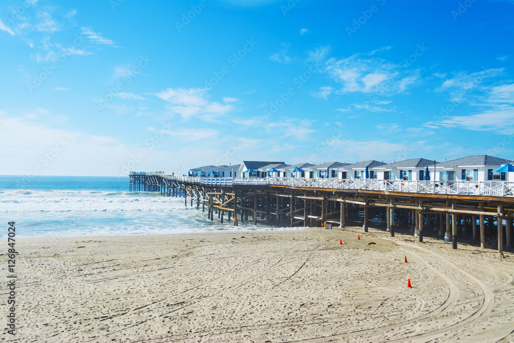 Crystal pier in Pacific Beach