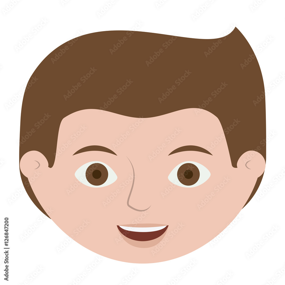 Boy cartoon icon. Kid childhood little people and person theme. Isolated design. Vector illustration Boy cartoon icon. Kid childhood little people and person theme. Isolated design. Vector illustration