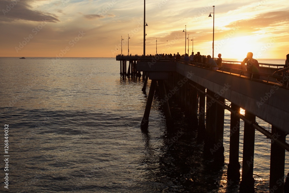 Obraz premium Sunset at Venice Beach