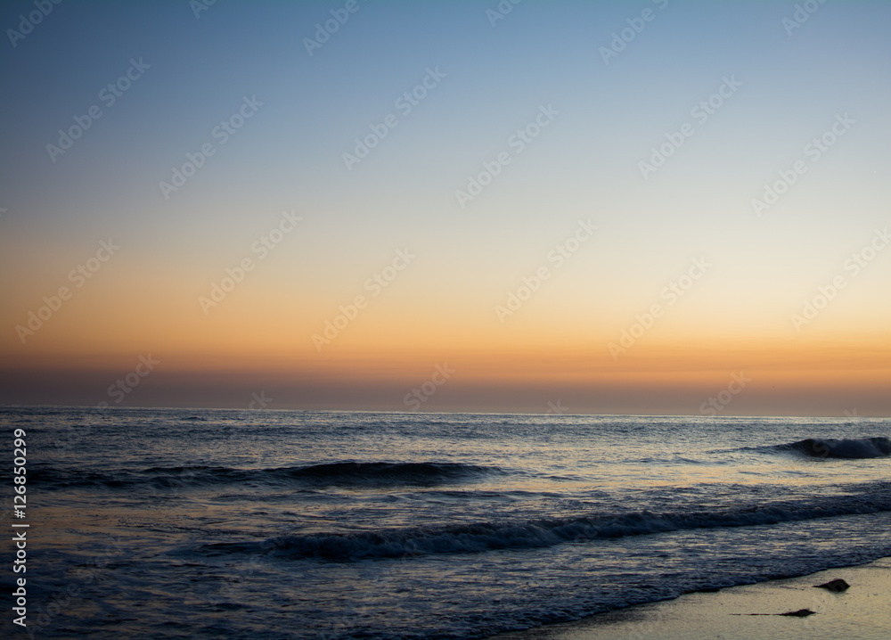 Santa Barbara Beach Sunset 