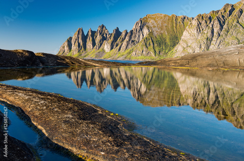 Reflections of the Devils Teeth, Tungeneset, Senja, Norway