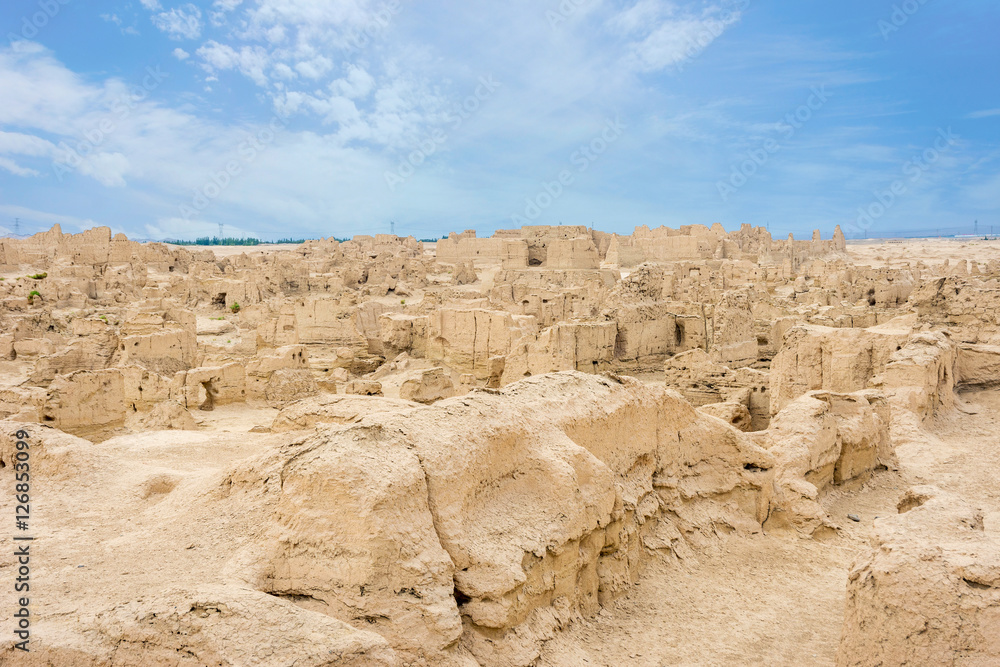 Jiaohe Ancient Ruins, Turpan, Xinjiang Uyghur Autonomous Region, China