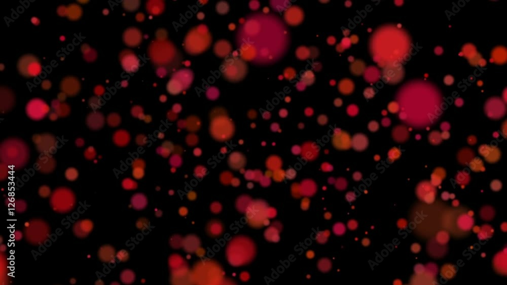 Moving red particles Moving red particles