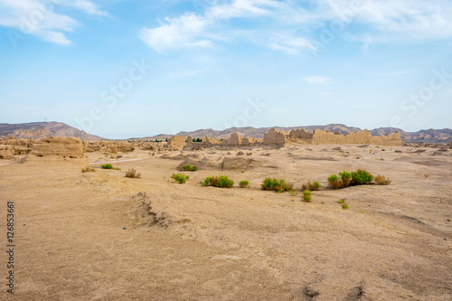 Jiaohe Ancient Ruins, Turpan, Xinjiang Uyghur Autonomous Region, China © dinozzaver