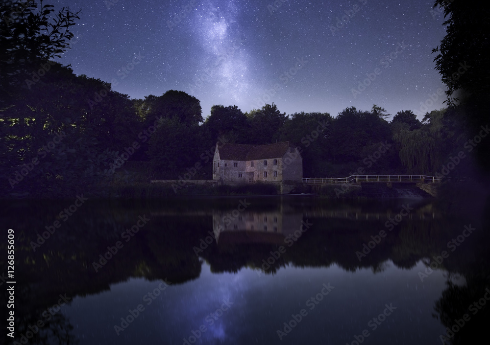 Fototapeta premium Sturminster Newton Mill Reflections of Time