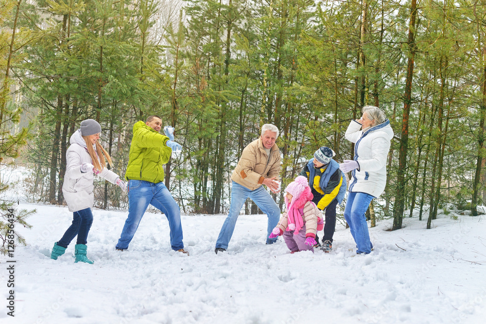 © aletia2011 - Family in winter park