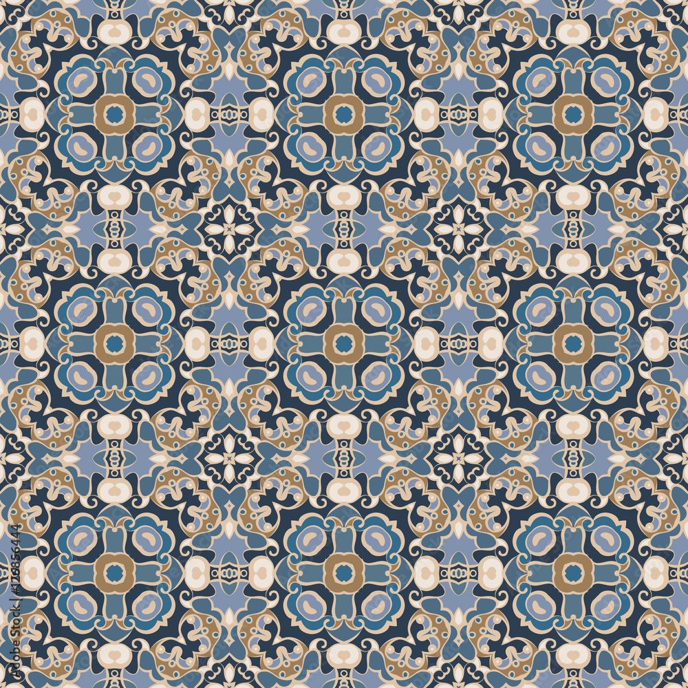Blue and brown pattern