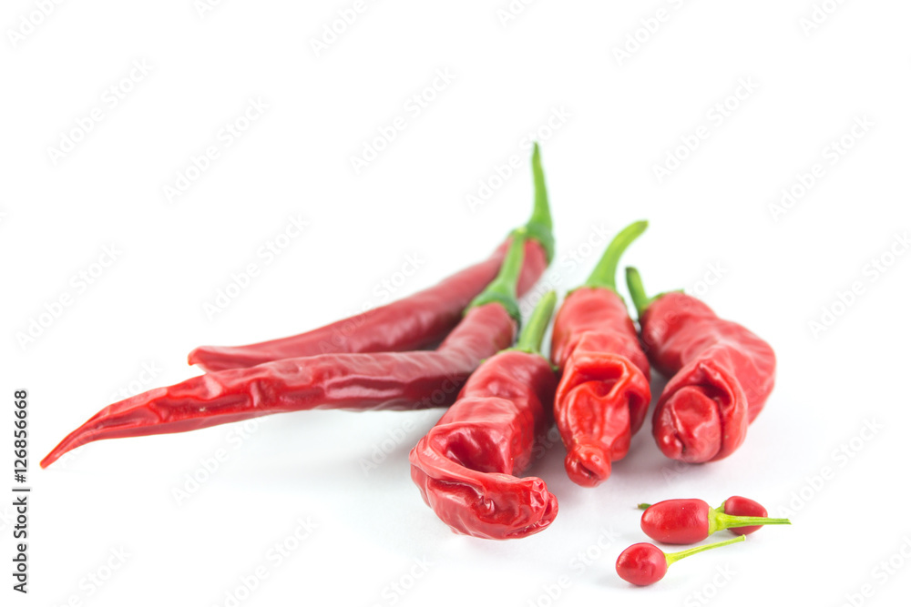 Diversi tipi di peperoncino rosso Diversi tipi di peperoncino rosso